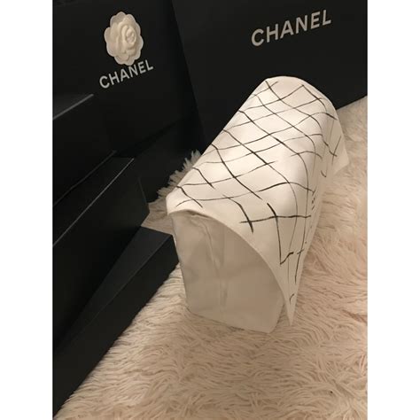 chanel dust bag white|chanel dust bag for sale.